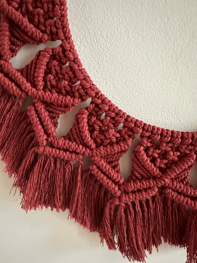 Macramé - Couronne EVA - TERRACOTTA