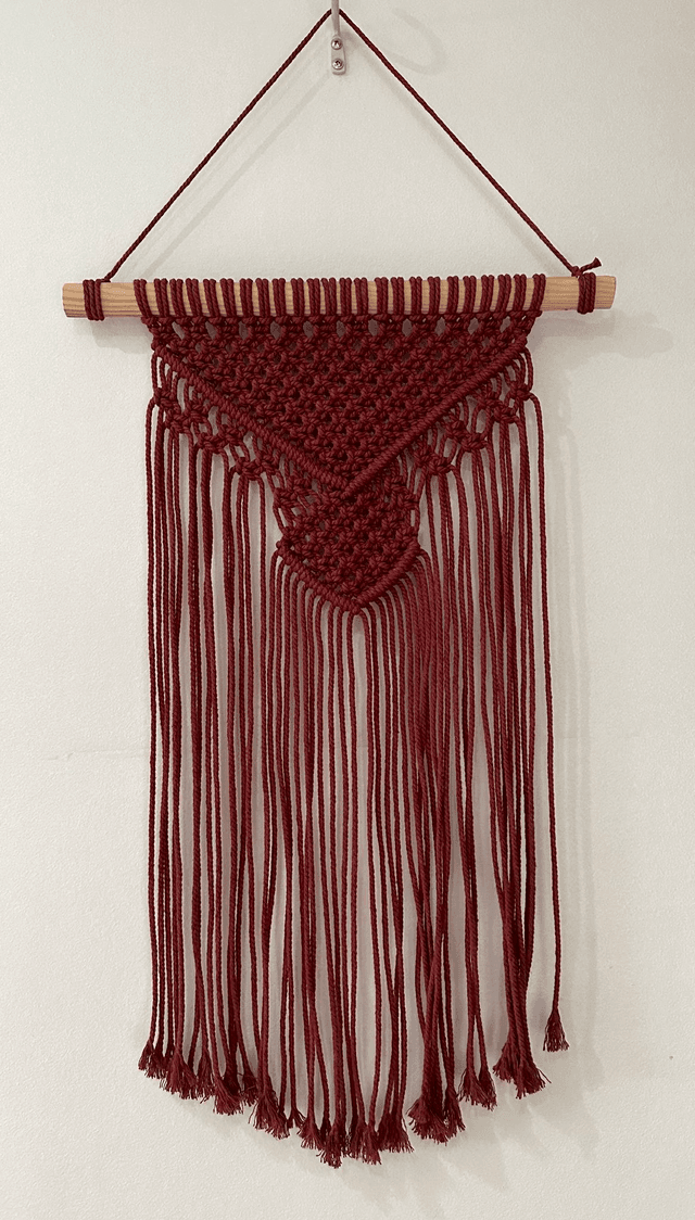 Macramé - Tenture murale ESMÉE - TERRACOTTA